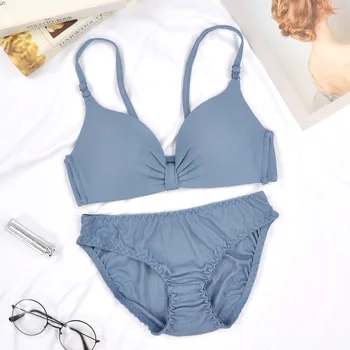 Comfortable New Fashion Women Push Up Bra Set Lingerie Sets Glossy Gather Wireless Underwear Set Japanese Comfort
Comfortable New Fashion Women Push Up Bra Set Lingerie Sets Glossy Gather Wireless Underwear Set Japanese Comfort
