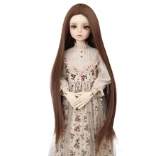 MUZIWIG BJD Wigs Hair 1/6 1/4 1/3 DIY Dolls Accesories High Temperature Fiber Long Straight Natural Color Wigs For SD/BJD Dolls
MUZIWIG BJD Wigs Hair 1/6 1/4 1/3 DIY Dolls Accesories High Temperature Fiber Long Straight Natural Color Wigs For SD/BJD Dolls