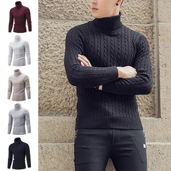 2020 Men Winter Spring Long Sleeve High Neck Turtleneck Warm Sweater Slim Fit Knitted Pullover Knitwear Jumper
2020 Men Winter Spring Long Sleeve High Neck Turtleneck Warm Sweater Slim Fit Knitted Pullover Knitwear Jumper