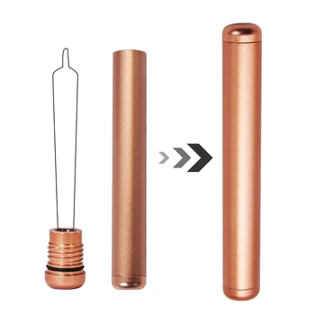HORNET Aircraft Aluminum Doob Tube Storage Container Stash Jar 110MM Metal Stash Jar With Cigarette Rolling Cone Paper Holder