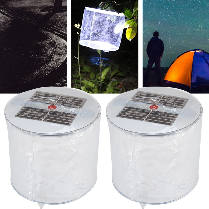 Tent Light Handheld Lamp LH-009C White Folding Solar Camping Lamp Durable Waterproof Survival Outdoor Sturdy Inflatable PVC
Tent Light Handheld Lamp LH-009C White Folding Solar Camping Lamp Durable Waterproof Survival Outdoor Sturdy Inflatable PVC