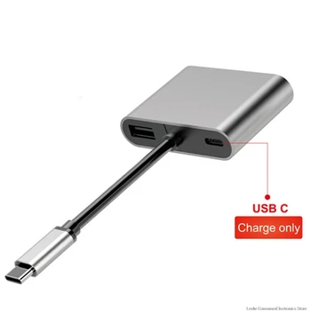 TypeC Adapter 4in 1 USB Type C Hub to HDMI VGA 3.5mm Jack USB Adapter with Type-C Power for MacBook Pro
TypeC Adapter 4in 1 USB Type C Hub to HDMI VGA 3.5mm Jack USB Adapter with Type-C Power for MacBook Pro