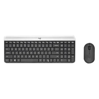 Logitech MK470 Ultra Slim Wireless Mute Mouse Keyboard Combo Set 2.4GHz 1000DPI Silent Mice Keypad For Windows 10/8/7 PC Laptop
Logitech MK470 Ultra Slim Wireless Mute Mouse Keyboard Combo Set 2.4GHz 1000DPI Silent Mice Keypad For Windows 10/8/7 PC Laptop
