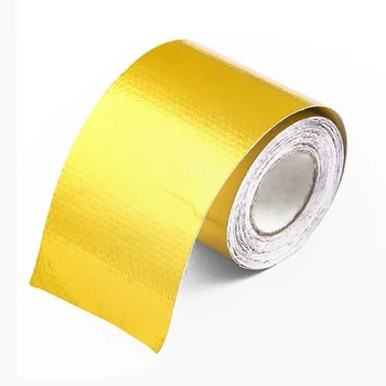 5Mx5cm Self Adhesive Reflective Gold High Temperature Exhaust Heat Shield Wrap Tape Insulation Stickers Auto Motorcycle Parts 
5Mx5cm Self Adhesive Reflective Gold High Temperature Exhaust Heat Shield Wrap Tape Insulation Stickers Auto Motorcycle Parts
