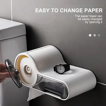 Tissue Box Wall Mounted Toilet Free Punching Tissue Paper Holder Bathroom Accessories Paper Roll Holder Plastic Hotel Home WC
Tissue Box Wall Mounted Toilet Free Punching Tissue Paper Holder Bathroom Accessories Paper Roll Holder Plastic Hotel Home WC