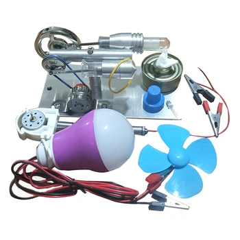 Single Cylinder Stirling Engine Model With Bulb And Fan - Random Bulb Color 2020 New Arrival
Single Cylinder Stirling Engine Model With Bulb And Fan - Random Bulb Color 2020 New Arrival