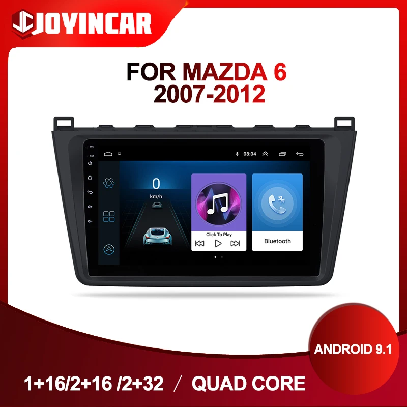 Автомагнитола 2 ГБ + 32 Android 9 1 2Din мультимедийный видеоплеер для Mazda 6 Rui wing 2007 2012