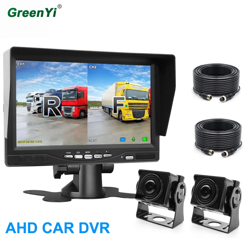 AHD 7 Inch DVR Recording Car Monitor With 2 Channels + 2 Super Clear AHD Rear View Camera
AHD 7 Inch DVR Recording Car Monitor With 2 Channels + 2 Super Clear AHD Rear View Camera
