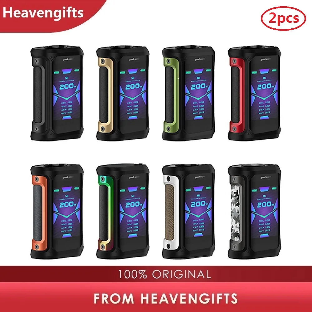 2pcs Geekvape Aegis X Box Mod 200W 2.0 AS chipset waterproof Electronic Cigarette Vape Mod Box vs ageis solo/ drag 2/ shogun
2pcs Geekvape Aegis X Box Mod 200W 2.0 AS chipset waterproof Electronic Cigarette Vape Mod Box vs ageis solo/ drag 2/ shogun