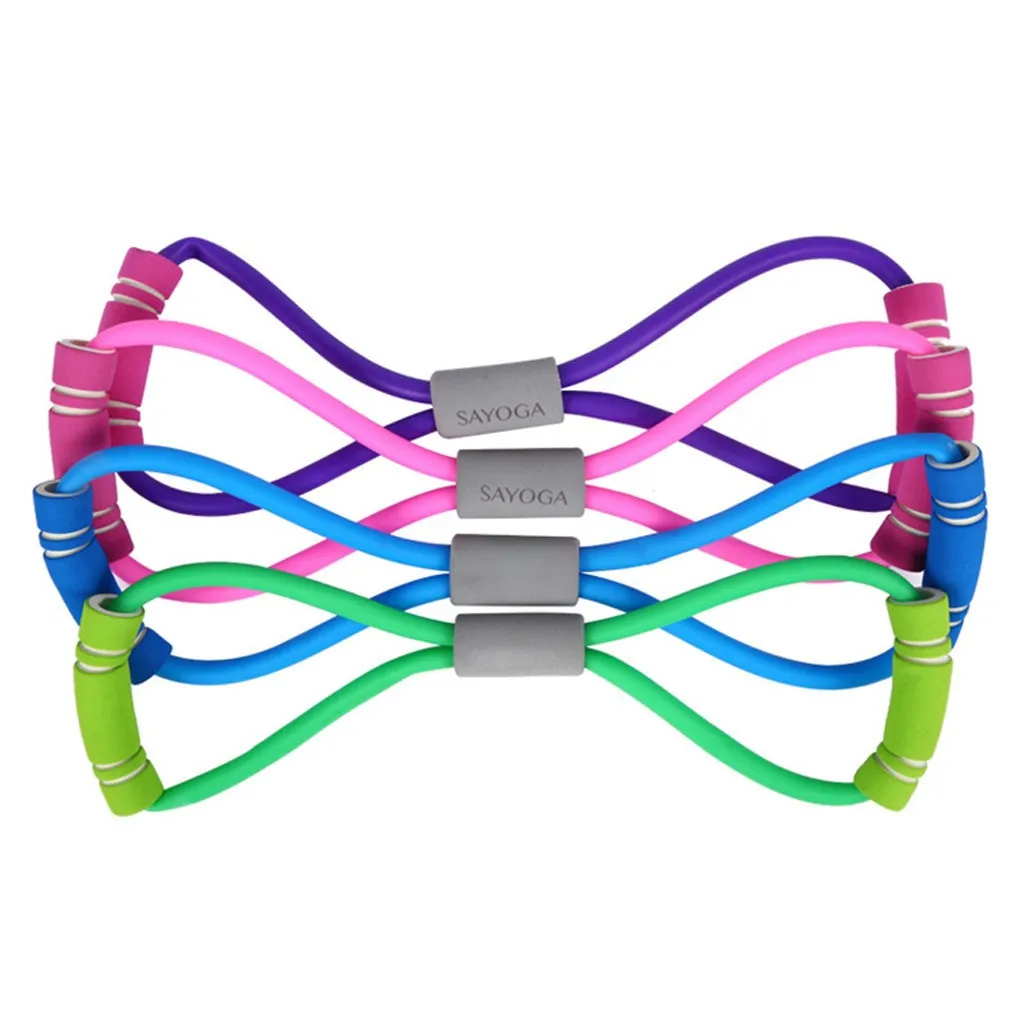 Best Selling 8 Word Chest Developer Stretch Band Rope Latex Rubber Arm Resistance Fitness Exercise Pilates Yoga Gym New Strap #e
Best Selling 8 Word Chest Developer Stretch Band Rope Latex Rubber Arm Resistance Fitness Exercise Pilates Yoga Gym New Strap #e