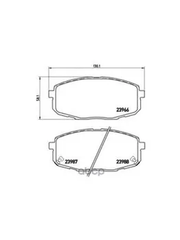 Brake disc pads front. Hyundai Creta 01/16- / Hyundai i30 (FD) 10/07-05/12 / Hyundai i3 Brembo art. p30034
Brake disc pads front. Hyundai Creta 01/16- / Hyundai i30 (FD) 10/07-05/12 / Hyundai i3 Brembo art. p30034