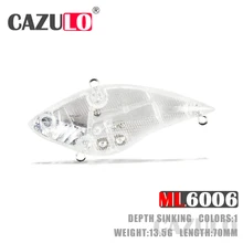 Fishing Accessories Lure Blank Unpainted Lures Vibration Weights 13.5g Diy Sinking Isca Artificial Peche A La Carpe Fish Leurre
Fishing Accessories Lure Blank Unpainted Lures Vibration Weights 13.5g Diy Sinking Isca Artificial Peche A La Carpe Fish Leurre