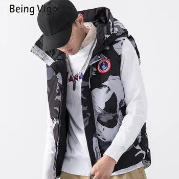 Men Camo Gilet Waistcoat Winter Cotton Padded Sleeveless Puffer Jacket Coats Outwear Men's Thicken Vest 4XL
Men Camo Gilet Waistcoat Winter Cotton Padded Sleeveless Puffer Jacket Coats Outwear Men's Thicken Vest 4XL