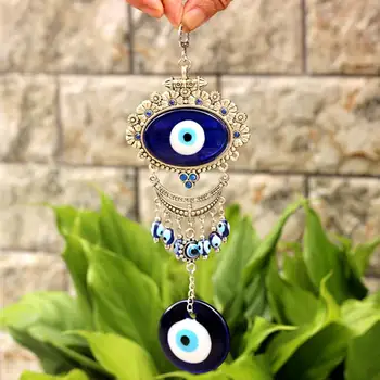 Turkish Blue Evil Eye Bedroom Ornament Amulet Wall Hanging Lucky Gift Decoration
Turkish Blue Evil Eye Bedroom Ornament Amulet Wall Hanging Lucky Gift Decoration