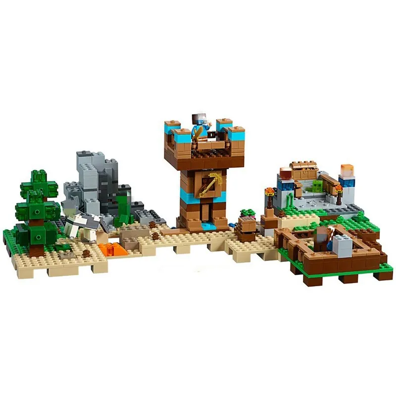723pcs My World The Crafting Box House Mine Desert Model Building Blocks Toys Bricks Compatible 21135 Minecrafted education toys
723pcs My World The Crafting Box House Mine Desert Model Building Blocks Toys Bricks Compatible 21135 Minecrafted education toys