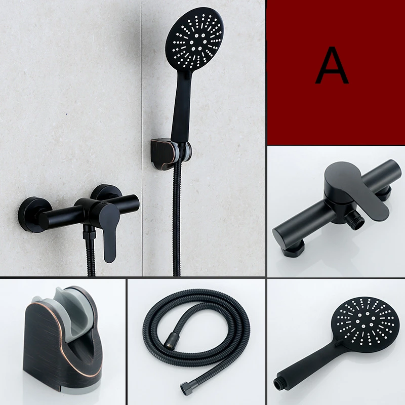 304 Stainless Steel Bathroom Shower Faucet Bath Faucet Mixer Tap With Hand Shower Head Wall Mounted Black Shower Set Bathroom
304 Stainless Steel Bathroom Shower Faucet Bath Faucet Mixer Tap With Hand Shower Head Wall Mounted Black Shower Set Bathroom