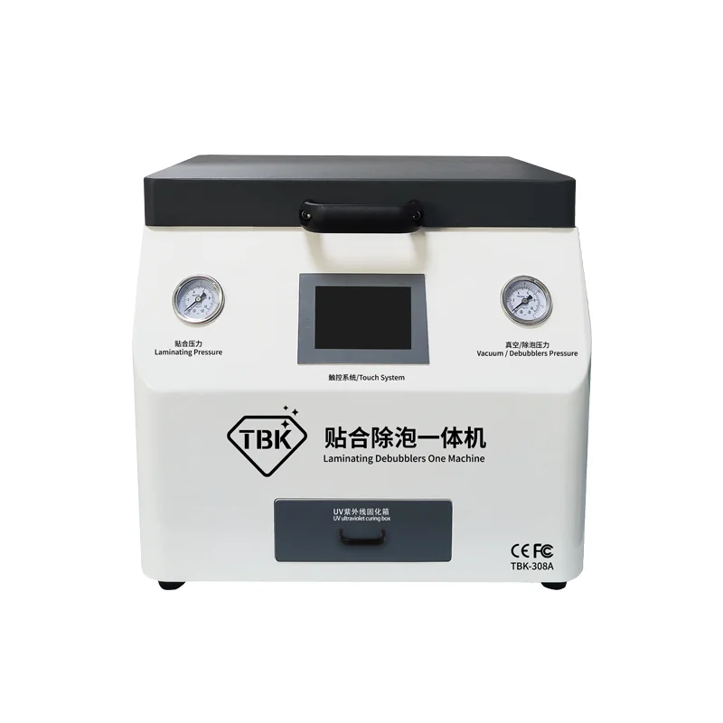 TBK 308A Mobile Phone Laminating and defoaming machine with UV curing box for Curved straight Lcd Screen Repair Oca Maintenance
TBK 308A Mobile Phone Laminating and defoaming machine with UV curing box for Curved straight Lcd Screen Repair Oca Maintenance