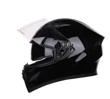 Motorcycle Helmet Full Face Casco Moto Double Visor Racing Black Moto Motocross Helmet Casco Modular Motorbike Capacete 
Motorcycle Helmet Full Face Casco Moto Double Visor Racing Black Moto Motocross Helmet Casco Modular Motorbike Capacete