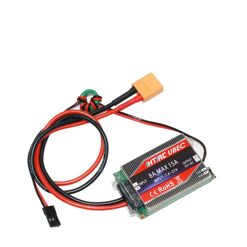 Htirc UBEC 1A 2A 3A 6A 8A 2-6S Power supply regulator switch module For RC Drone muticopter helicopter
Htirc UBEC 1A 2A 3A 6A 8A 2-6S Power supply regulator switch module For RC Drone muticopter helicopter
