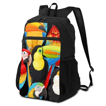 OLN Summer Macaws And Toucans Rainproof Ultralight Foldable Lightweight Packable Backpack Folding Bag for Travel Hiking
OLN Summer Macaws And Toucans Rainproof Ultralight Foldable Lightweight Packable Backpack Folding Bag for Travel Hiking