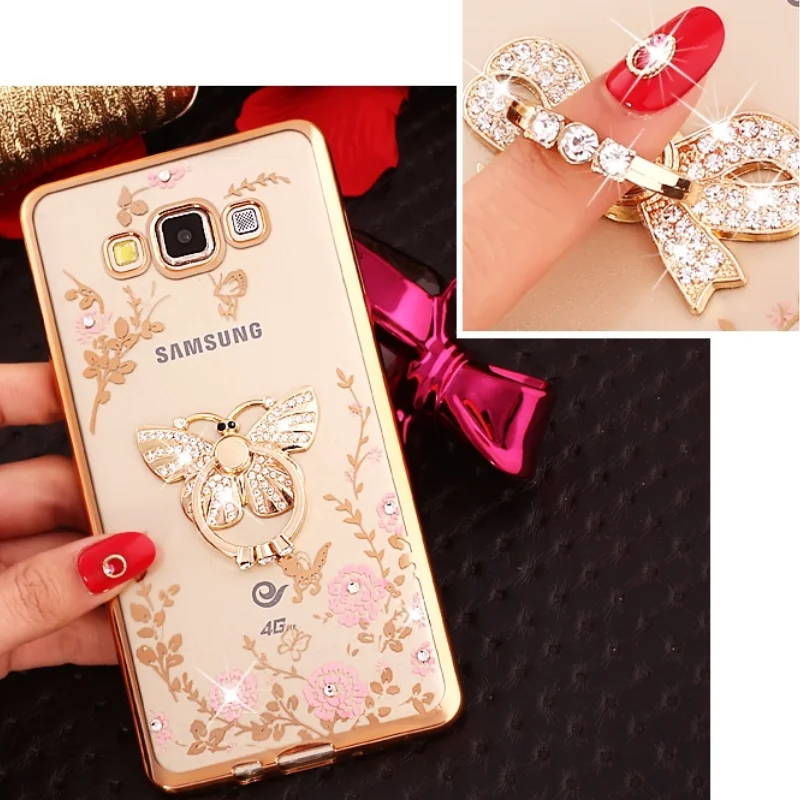 Luxury Diamond Soft TPU Finger Ring Holder Phone Shell Case For Samsung Galaxy A3 A5 A7 2017 A6 A8 Plus s A7 2018 A8S A9 Star
Luxury Diamond Soft TPU Finger Ring Holder Phone Shell Case For Samsung Galaxy A3 A5 A7 2017 A6 A8 Plus s A7 2018 A8S A9 Star