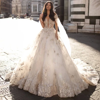 Vetido de noiva New Elegant Ball Gown Long Wedding Dress 2020 trouwjurk Boat Neck Chapel Train Beaded Tulle Bride Dress
Vetido de noiva New Elegant Ball Gown Long Wedding Dress 2020 trouwjurk Boat Neck Chapel Train Beaded Tulle Bride Dress