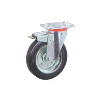 Ruota gomma piastra girevole freno 100x85 / 150x40
Ruota gomma piastra girevole freno 100x85 / 150x40