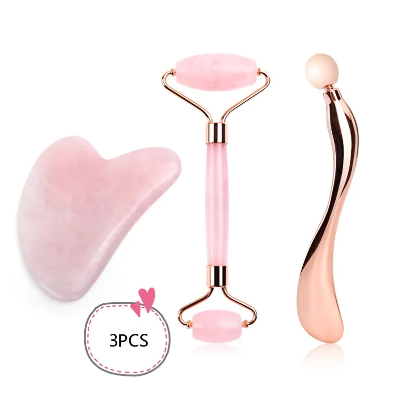 Facial Beauty Massage Tool Natural Jade Roller Gua Sha Scraper Eye Massager Stick Jade Massager for Face Eye Scraper Set Tools
Facial Beauty Massage Tool Natural Jade Roller Gua Sha Scraper Eye Massager Stick Jade Massager for Face Eye Scraper Set Tools