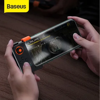 Baseus GAMO Wireless Joystick Gamepad For PUBG Game Controller Bluetooth Joystick For IOS Android Mobile Phone Game Pad
Baseus GAMO Wireless Joystick Gamepad For PUBG Game Controller Bluetooth Joystick For IOS Android Mobile Phone Game Pad