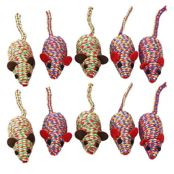 Kapmore 10pcs/set Cat Toys Creative Bite Resistant Cotton Rope Pet Interactive Toy Mouse Shape Bite Toy Pet Supplies Cat Favors
Kapmore 10pcs/set Cat Toys Creative Bite Resistant Cotton Rope Pet Interactive Toy Mouse Shape Bite Toy Pet Supplies Cat Favors