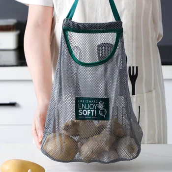 Kitchen Vegetable Storage Pockets Hanging String Organizer Bag Pouch Household Garlic Onion Permeable Hollow Hanging Bag
Kitchen Vegetable Storage Pockets Hanging String Organizer Bag Pouch Household Garlic Onion Permeable Hollow Hanging Bag