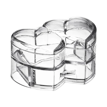 Makeup Organizer, Heart-Shaped Cosmetic Storage and Jewelry Display Box, Great for Bathroom, Dresser and Countertop
Makeup Organizer, Heart-Shaped Cosmetic Storage and Jewelry Display Box, Great for Bathroom, Dresser and Countertop