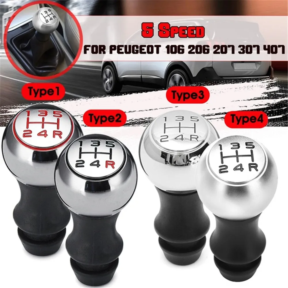 5 Speed Gear Shift Knob For Peugeot 106 206 207 306 307 407 408 508 Alloy Gear Lever Knob Manual Car Accessories
5 Speed Gear Shift Knob For Peugeot 106 206 207 306 307 407 408 508 Alloy Gear Lever Knob Manual Car Accessories