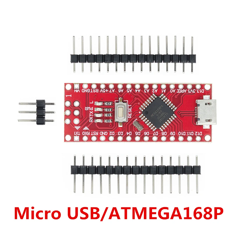 Nano Micro USB с Загрузчиком совместимый V3 красный контроллер для arduino CH340 драйвер 16 МГц