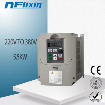 boost frequency converter Single-phase 220V to Three-phase 380V variable frequency inverter 5.5KW for motor
boost frequency converter Single-phase 220V to Three-phase 380V variable frequency inverter 5.5KW for motor