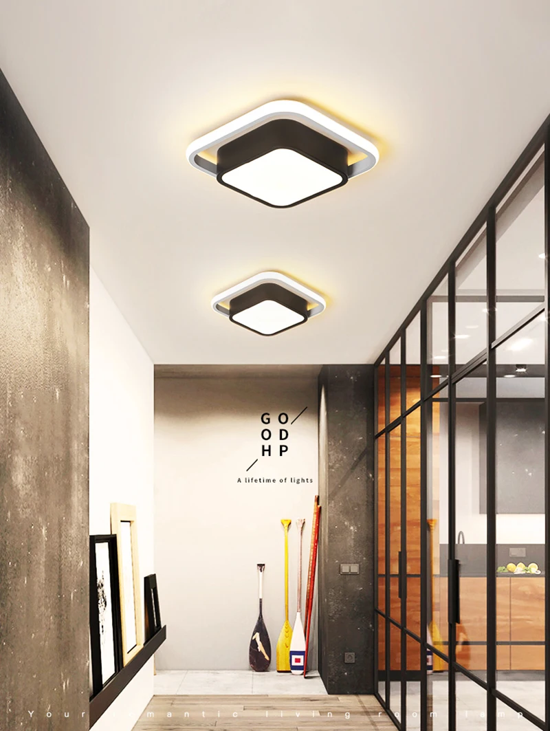 Modern LED Ring Ceiling Light Round Square Circle Ceiling Lamp with Acrylic Lampshades for Living Room Bedroom Kitchen Modern LED Ring Ceiling Light Round Square Circle Ceiling Lamp with Acrylic Lampshades for Living Room Bedroom Kitchen