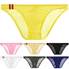 Men Sexy Underwear Panties Ice Silk See Through Ultra-thin Briefs Low Rise Breathable Solid Bikini Lingerie Slip Underpants Male
Men Sexy Underwear Panties Ice Silk See Through Ultra-thin Briefs Low Rise Breathable Solid Bikini Lingerie Slip Underpants Male