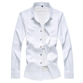 Men's Fashion White Long Sleeves Dress Shirt Formal Button Down Business Work Shirts Slim Fit For Prom Wedding (70%polyester) 
Men's Fashion White Long Sleeves Dress Shirt Formal Button Down Business Work Shirts Slim Fit For Prom Wedding (70%polyester)