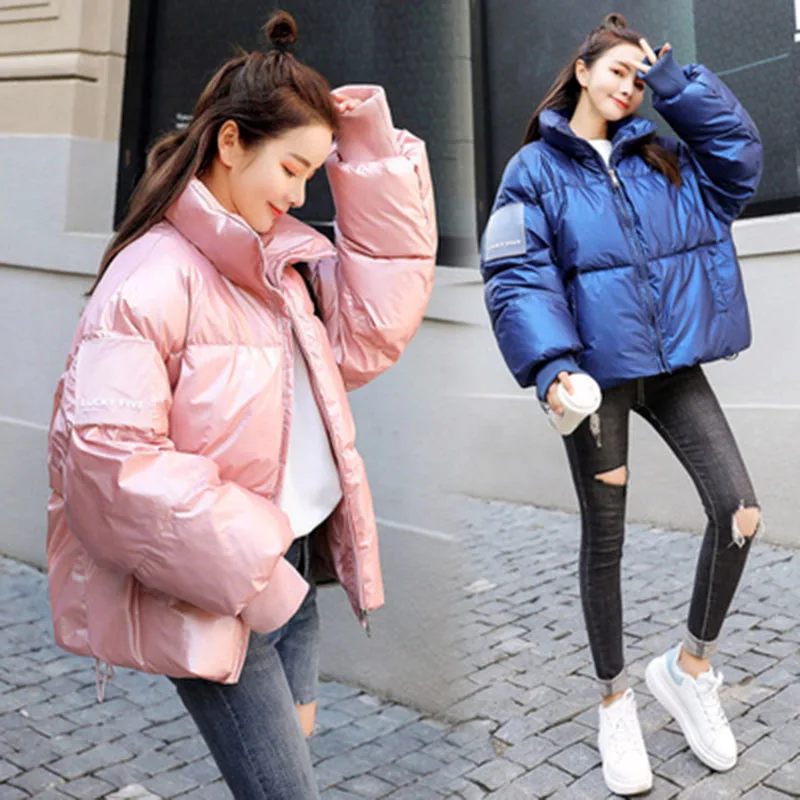 2019 New Women Winter Loose and comfortable jacket Female Warm Women's short bread service cotton clothing bright surface coat
2019 New Women Winter Loose and comfortable jacket Female Warm Women's short bread service cotton clothing bright surface coat