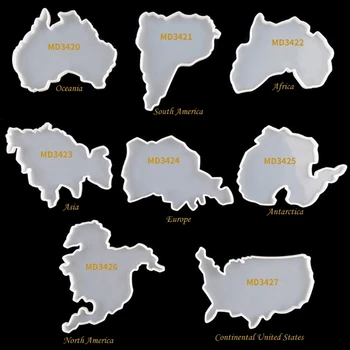 Seven Continents Map Coaster Resin Molds Maps Silicone Tray Fruit Cup Mat Mold R2LE 
Seven Continents Map Coaster Resin Molds Maps Silicone Tray Fruit Cup Mat Mold R2LE