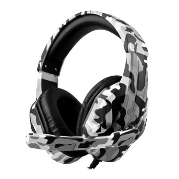 

High Quality Camouflage Gaming Wired Headphones Beautiful Novel Practical Headphones
