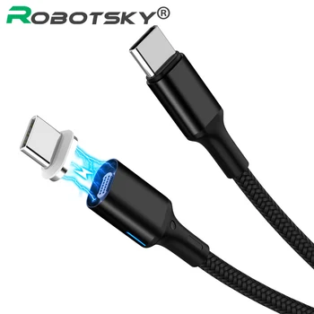 Magnetic Fast charge Type C Cable 5A PD 100W Type-C To Type-C Charging Cable For Samsung Huawei 1.8M 1000MB/S Data Transfer
Magnetic Fast charge Type C Cable 5A PD 100W Type-C To Type-C Charging Cable For Samsung Huawei 1.8M 1000MB/S Data Transfer