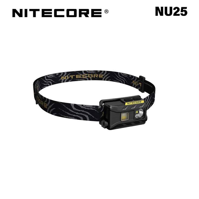 Перезаряжаемый налобный фонарь NITECORE NU25 с тремя выходами 360 люмен | Освещение