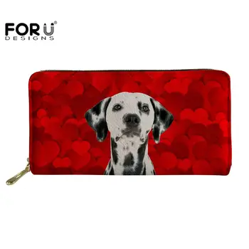 FORUDESIGNS Women Wallet Long Leather Female Purse Coin-purse Art Bulldog With Heart Butterfly Pattern High Quality Red Coin-bag
FORUDESIGNS Women Wallet Long Leather Female Purse Coin-purse Art Bulldog With Heart Butterfly Pattern High Quality Red Coin-bag