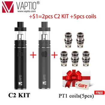 Original Vaptio C2 KIT 3000mah battery mod 100W atomizer 4.0ml/2.0ml vape KIT Huge storm vaporizer pen e cigarettes dropshipping
Original Vaptio C2 KIT 3000mah battery mod 100W atomizer 4.0ml/2.0ml vape KIT Huge storm vaporizer pen e cigarettes dropshipping