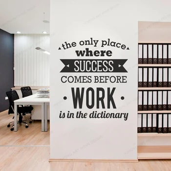 Office Motivation Lettering Wall Decal Home Decor Wall Sticker for Office Success Work Removable Vinyl Sticker Wall PosterWU246
Office Motivation Lettering Wall Decal Home Decor Wall Sticker for Office Success Work Removable Vinyl Sticker Wall PosterWU246