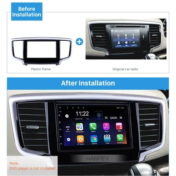 Harfey Car AutoRadio Fascia Trim 2Din Stereo Multimedia Player Navi Frame Mount for Honda Odyssey 2014 Dashboard Cover Install
Harfey Car AutoRadio Fascia Trim 2Din Stereo Multimedia Player Navi Frame Mount for Honda Odyssey 2014 Dashboard Cover Install