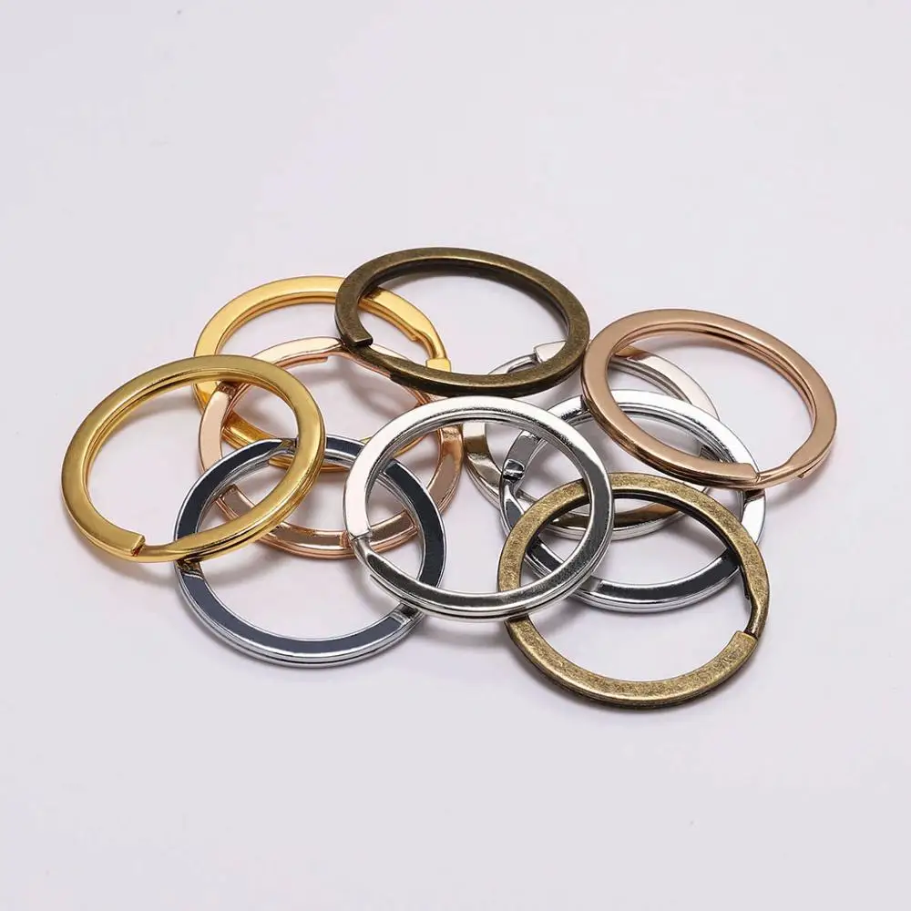 10Pcs/Lot 25-30 mm Bronze Gold Color Keyring Split Ring Plated Key Ring For DIY Llaveros Clasp Jewelry Making Findings Supplies
10Pcs/Lot 25-30 mm Bronze Gold Color Keyring Split Ring Plated Key Ring For DIY Llaveros Clasp Jewelry Making Findings Supplies