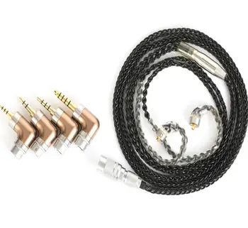 PLIISEN0318 Upgrade line cable OCC 8 cores earphone cable with 4 in 1 awesome plug For SHure se535 se846
PLIISEN0318 Upgrade line cable OCC 8 cores earphone cable with 4 in 1 awesome plug For SHure se535 se846