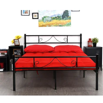 Metal Bed Frame Double Platform with Footboard Headboard Large Storage Space Easy Assembly for Bedroom Guestroom KidsTeenages
Metal Bed Frame Double Platform with Footboard Headboard Large Storage Space Easy Assembly for Bedroom Guestroom KidsTeenages